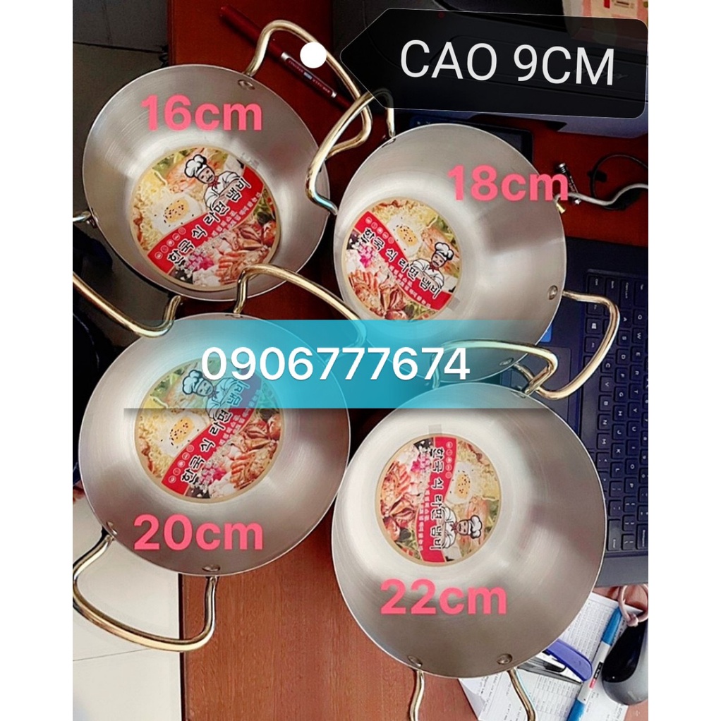 Chảo / Nồi Lẩu Hàn Quốc Quai Mạ Vàng