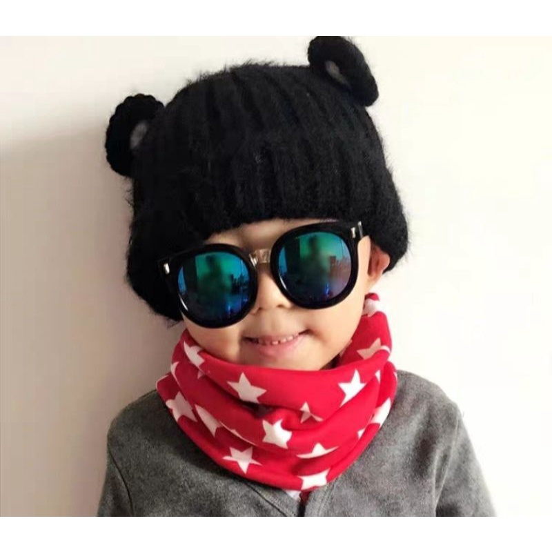 Nini_kids: Khăn ống mùa đông cho bé, Chất nỉ dày dặn ấm/ khăn quàng cổ cho bé/ khăn ống có giãn