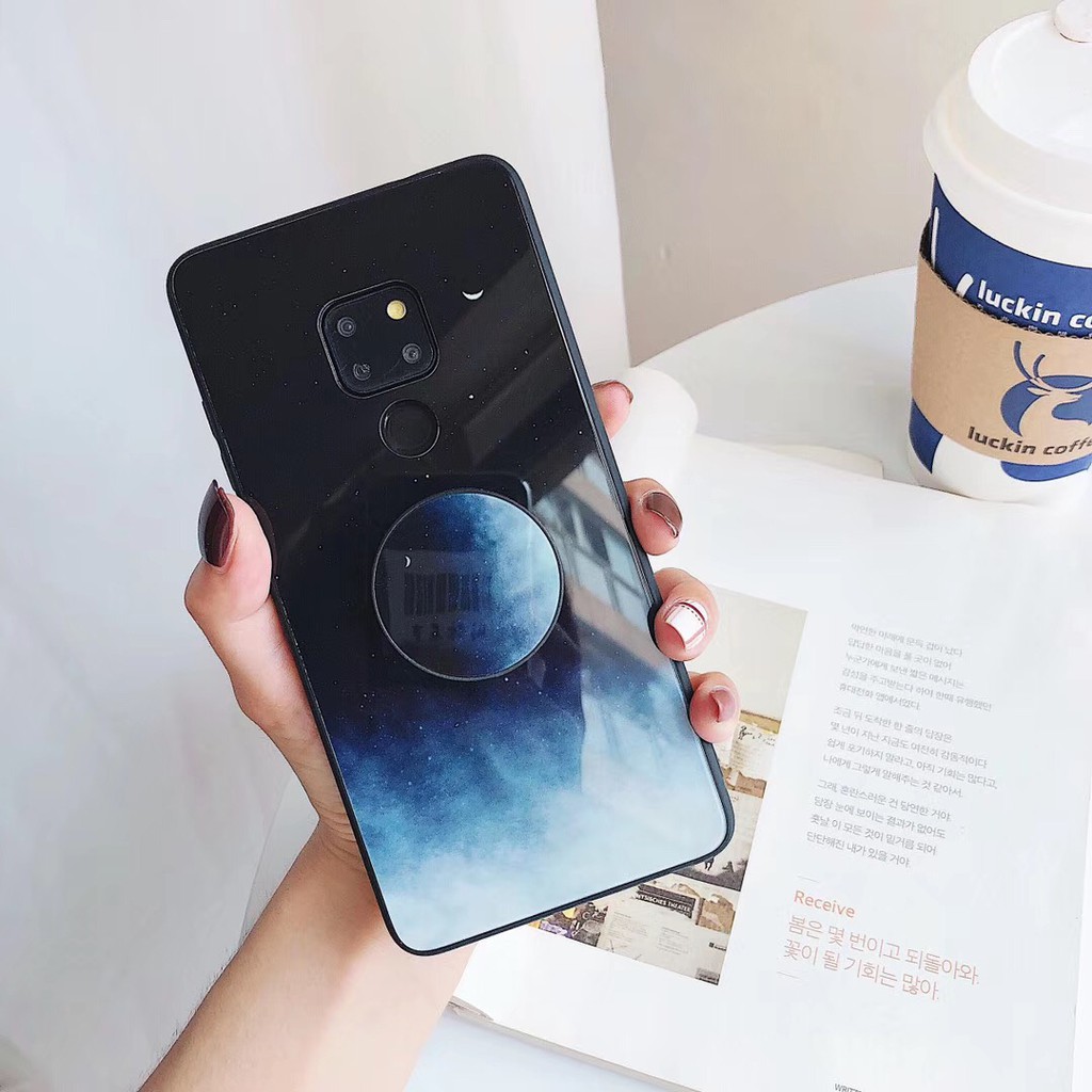 Ốp Lưng Mặt Kính Họa Tiết Bầu Trời Đầy Sao Cho Samsung Galaxy S 10 Note 9 Note 8 S 9 S 8 Plus S 10 E | BigBuy360 - bigbuy360.vn