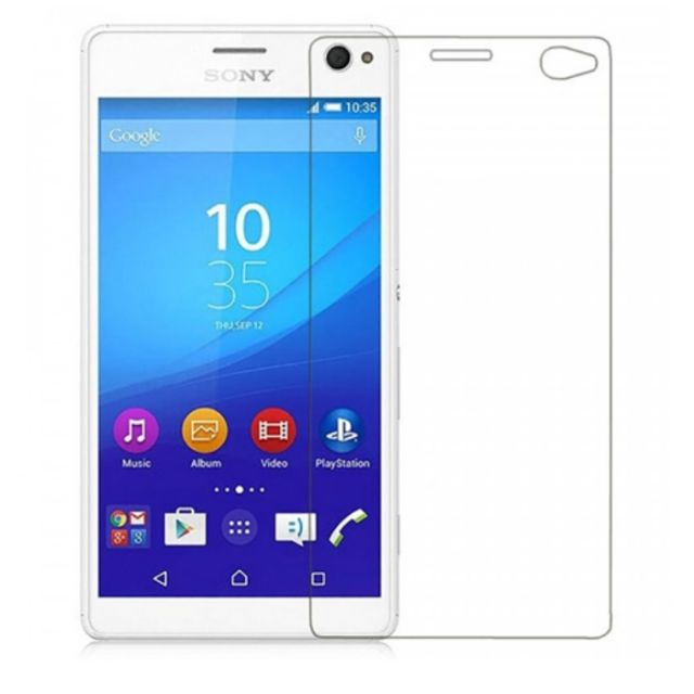 Bộ 3 tấm dán kính cường lực Sony Xperia C4 - Trong suốt