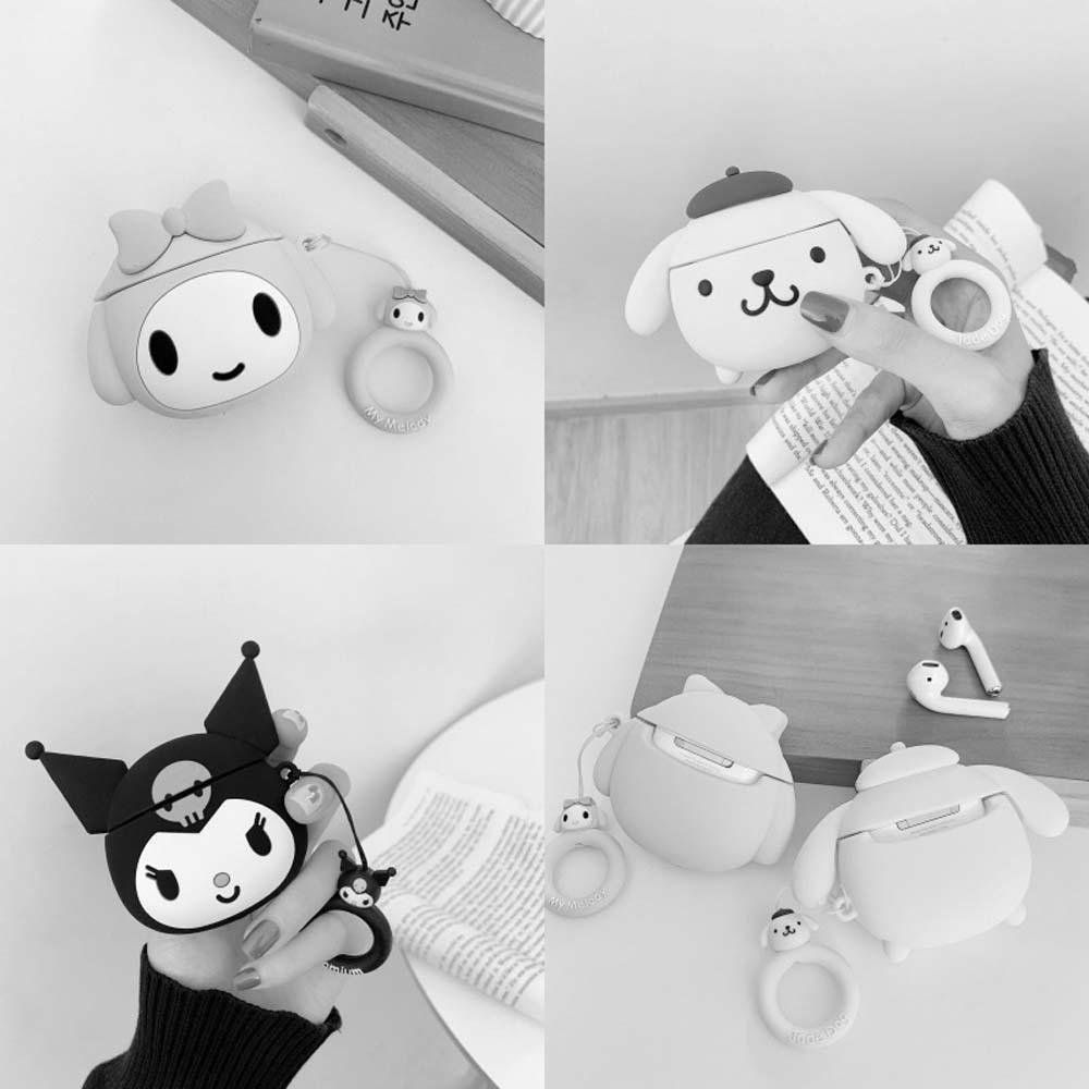Vỏ Bảo Vệ Hộp Sạc Tai nghe không dây Airpods 1 2 Họa Tiết Hoạt Hình My Melody Dễ Thương