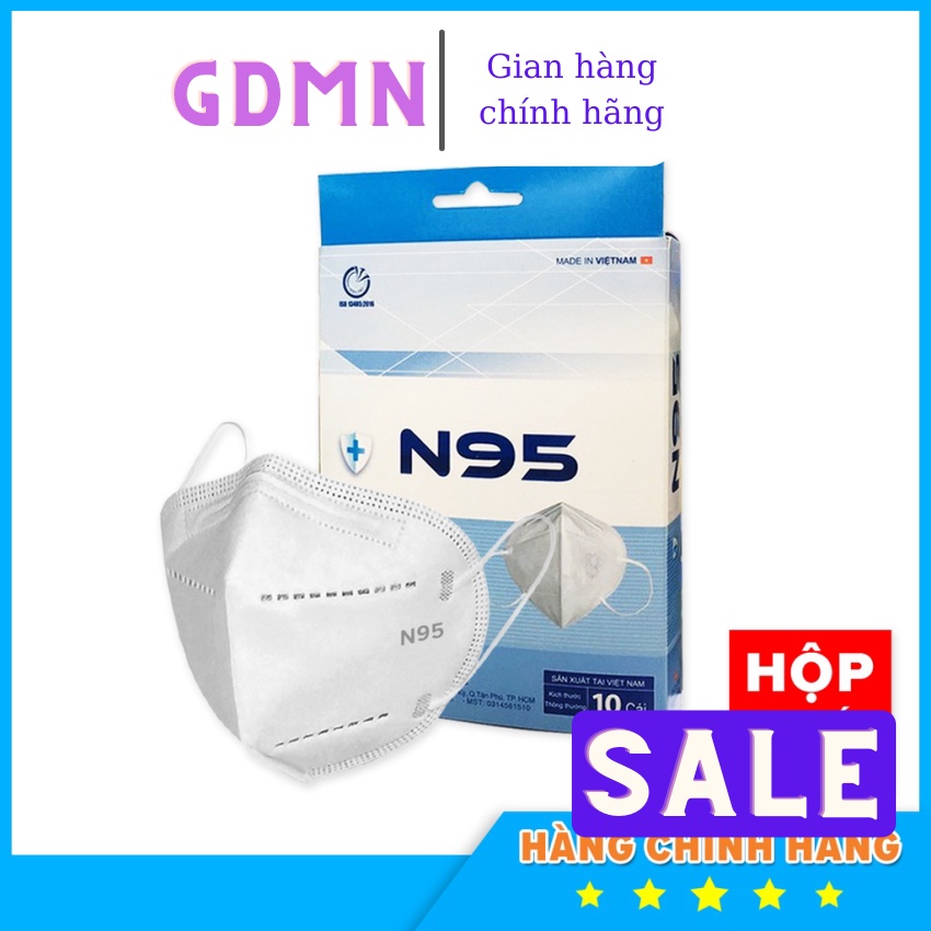 Khẩu trang 3M, N95 cao cấp chống bụi kháng khuẩn , hộp 10 cái Shop
