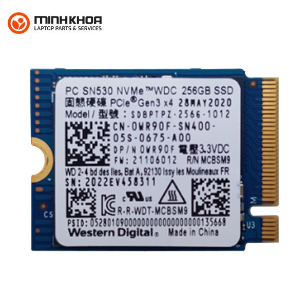 SSD M2 2230 2242 NVMe 128Gb 256Gb 512Gb PCIe SamSung PM991 PM991a Kioxia WD SN740 Ổ cứng PCIexpress 128 256 512 tháo máy