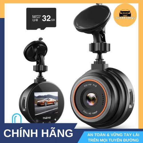 Camera hành trình ô tô ThiEye Safeel Zero - Hàng Chính Hãng - Tặng kèm thẻ nhớ 32G