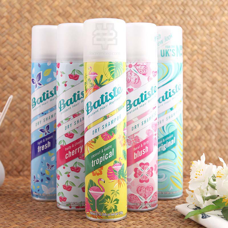 Dầu gội khô Batiste Dry Shampoo 200ml