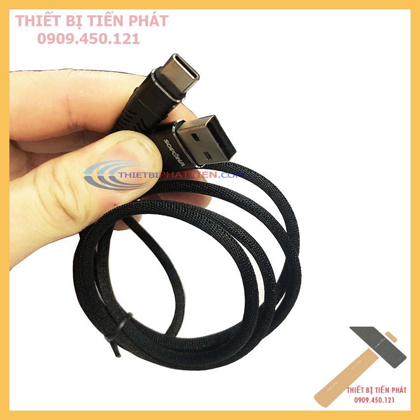 Dây Cáp Sạc USB Type-C Sopoka 3.5A Sạc Nhanh, Lõi Đồng Cho Điện Thoại Samsung Huawei Android