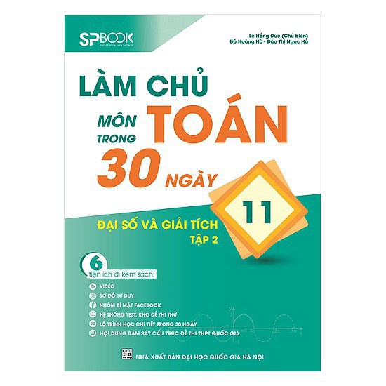 Sách - Làm chủ môn Toán trong 30 ngày - Đại số và giải tích lớp 11 tập 2