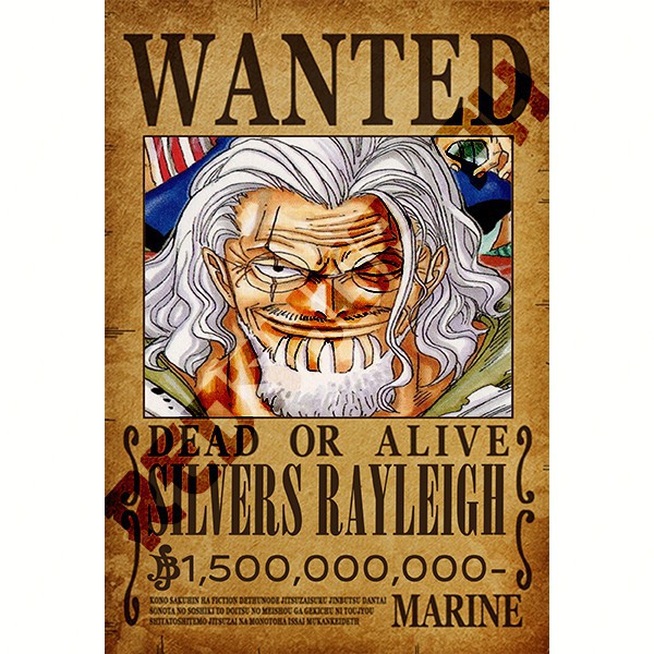 Tấm truy nã các nhân vật khác trong onepiece wanted poster
