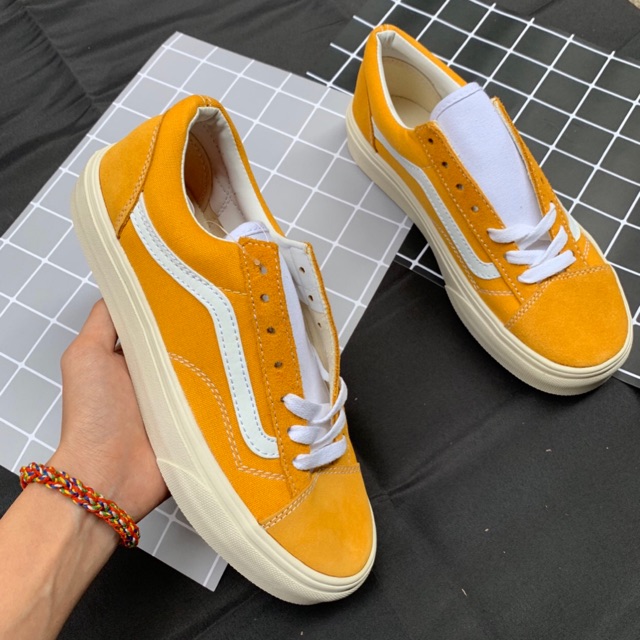 Giày vans màu vàng hàng 1:1