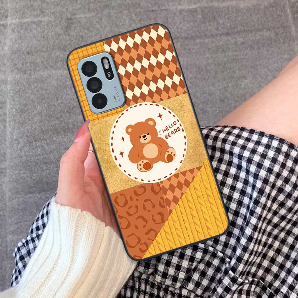 Ốp lưng Oppo RENO 6Z 5G happy day, gấu bear dễ thương - BỀN - ĐẸP -BAO GIÁ TOÀN THỊ TRƯỜNG