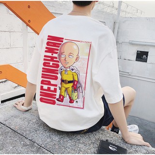 [BÃO HÈ] ÁO THUN TAY LỠ UNISEX ONE PUNCH-MAN sales off toàn shop