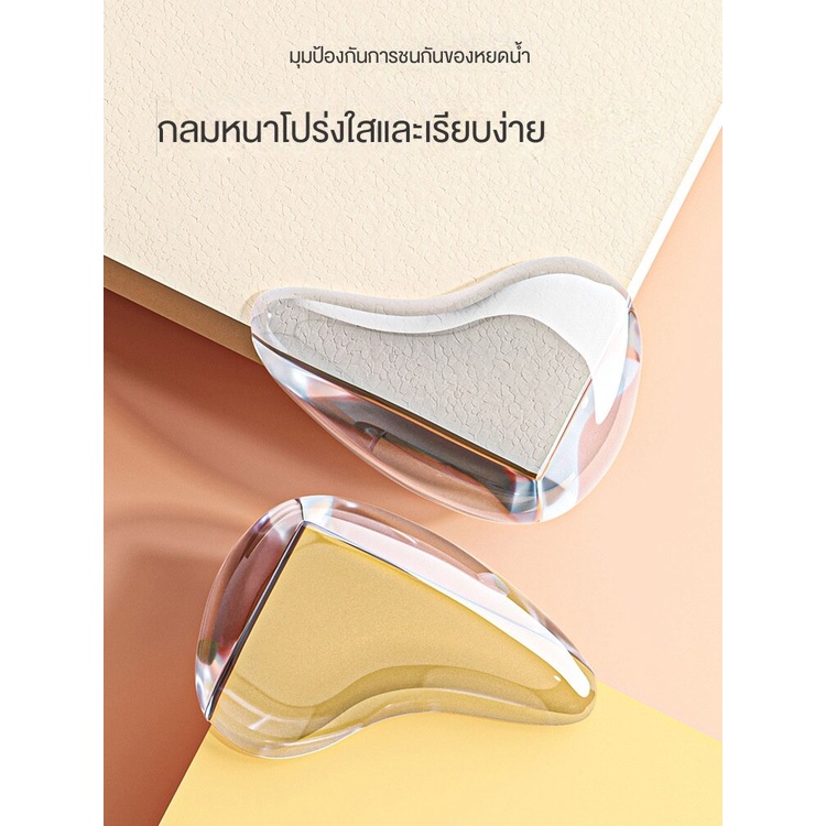 Miếng Bọc Góc Bàn Bằng Silicon Dày Dặn Trong Suốt Chống Va Chạm Chống Va Chạm Tiện Dụng Cho Bé