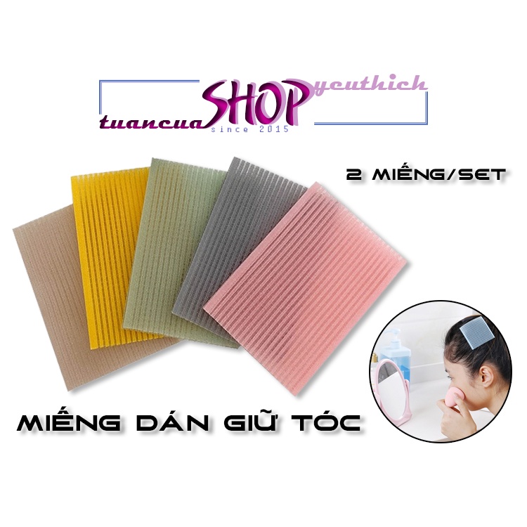 Combo 2 miếng dán giữ tóc khi trang điểm (MDT02)