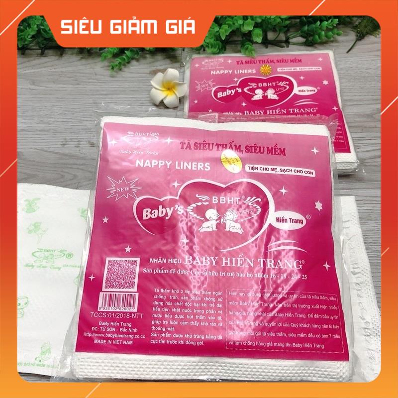 [Hàng chính Hãng ]Miếng lót phân xu cao cấp Hiền Trang kháng khuẩn chống thấm, siêu mềm tiện cho mẹ sạch cho con bé