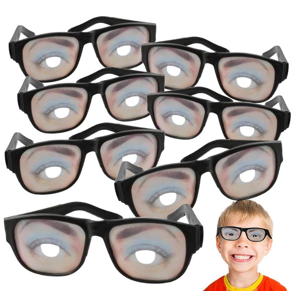 Kính Mắt Giả Gọng Đen Hóa Trang Halloween