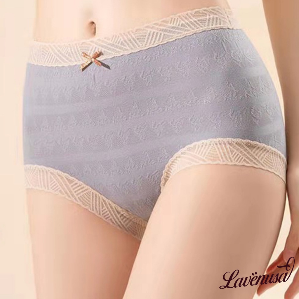 Quần lót nữ Cotton viền ren kháng khuẩn mềm mại dễ thương LAVENUSA QL51