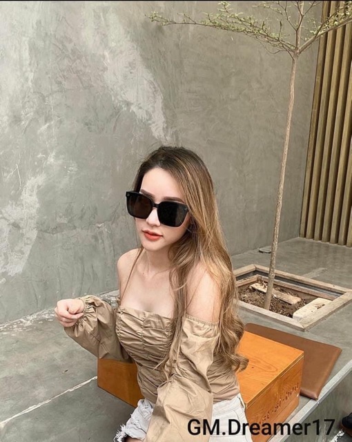 Kính mát vuông thời trang chống tia UV400 T17 – Tiệm kính Candy