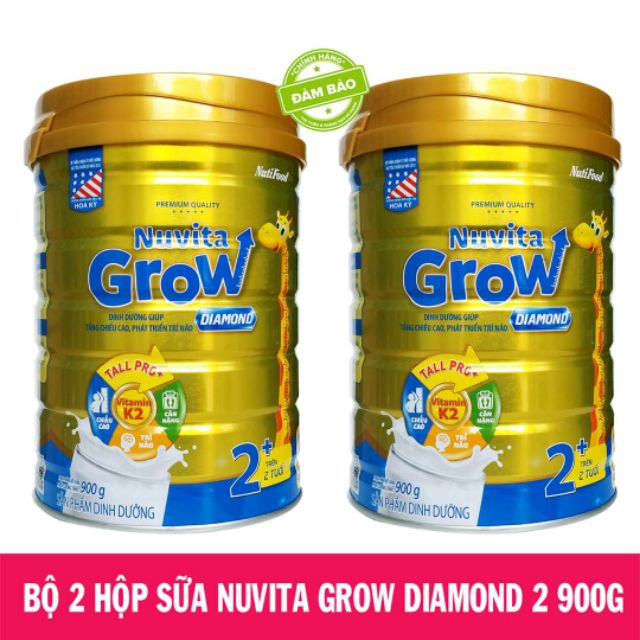 Sữa Nuvita Grow Diamond 2+ phát triển chiều cao cho bé từ 2 tuổi trở lên Date 2022