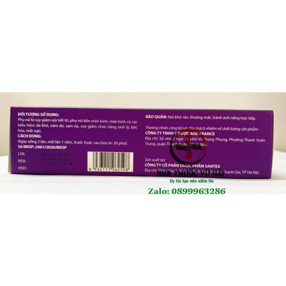 Viên uống Sâm Ngọc Nữ tăng nội tiết tố nữ, giảm nám sạm da, tăng sinh lý nữ - Vỉ 30 viên | BigBuy360 - bigbuy360.vn
