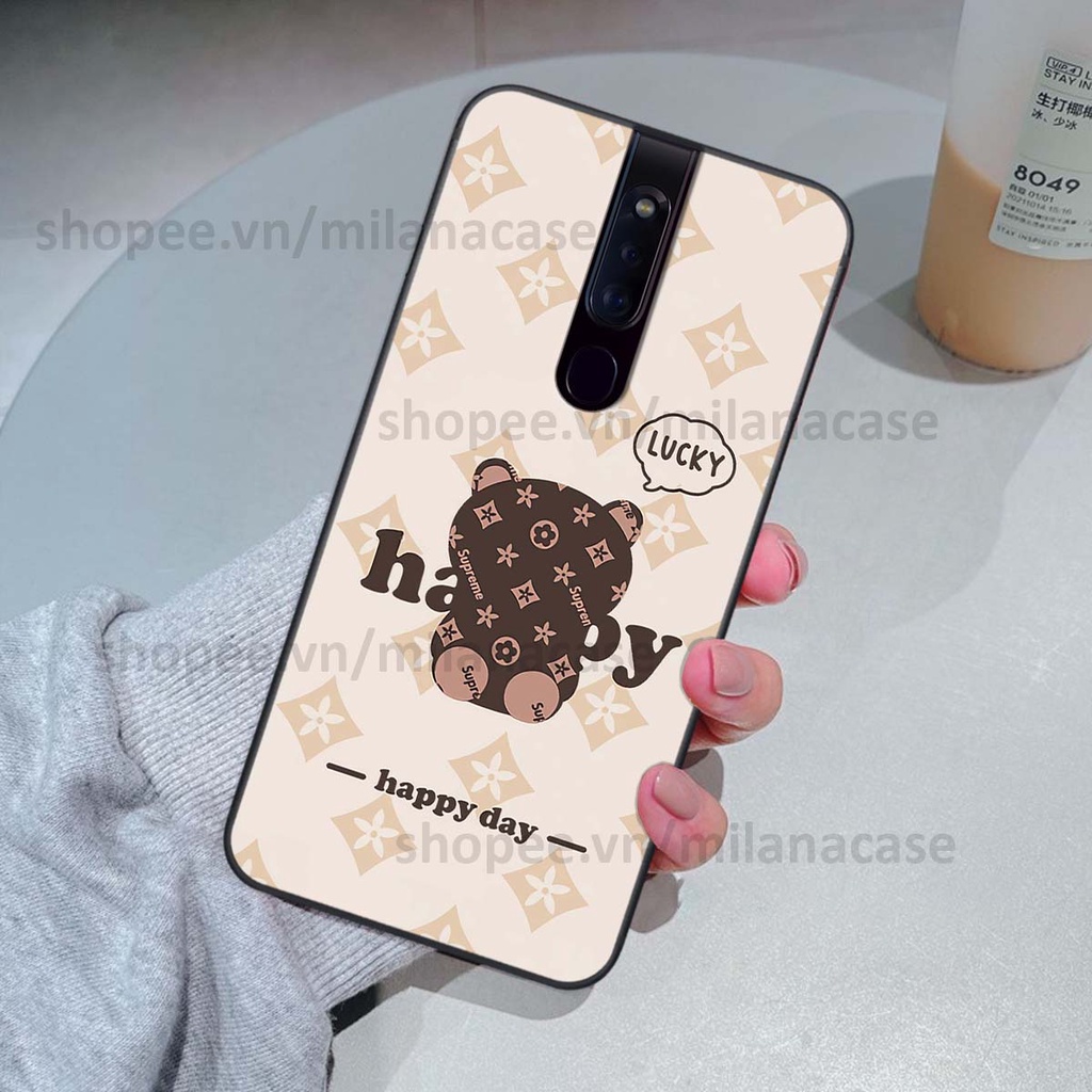 Ốp Oppo F11 / F11 Pro gấu be@rBrick gấu Teddy Kaws siêu đẹp, phong cách, cá tính