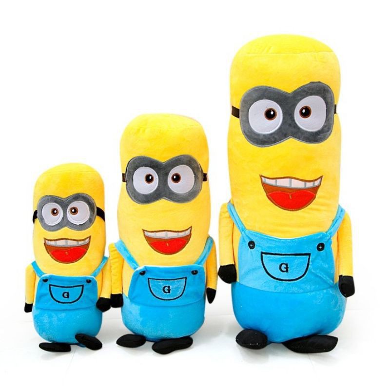 Gối Ôm Minion, 100% bông gòn trắng 3 chiều. Giá tốt