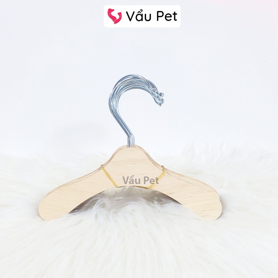 Móc Gỗ Treo Quần Áo Chó Mèo Thú Cưng_Petlover