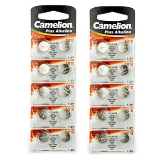 Pin ag10, lr1130 camelion , 16.000/ 1 vỉ ( 10 viên )