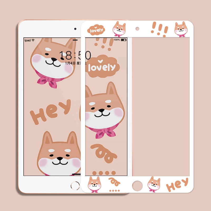 Phim cường lực họa tiết Shiba Inu bảo vệ màn hình cho Apple ipad mini 123 ipad Air1/2 ipad Air 3 pro11 ipad 10.2 | BigBuy360 - bigbuy360.vn