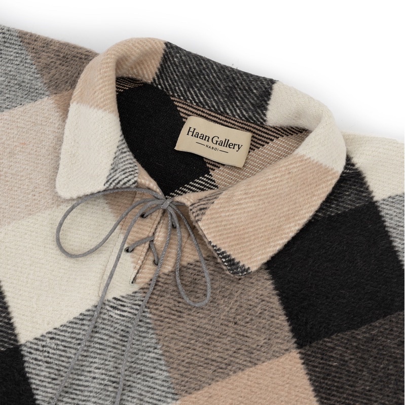 HAAN GALLERY áo choàng Cape chất liệu cashmere sang trọng giữ nhiệt | BigBuy360 - bigbuy360.vn