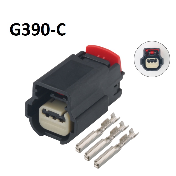 G390-Giắc cắm đầu nối ô tô đảo chiều radar 1mm 3 lỗ