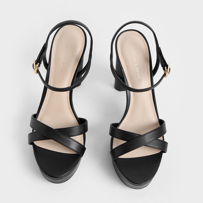 Sandal nữ cap gót 11cm Charles & Keith | Auth - Order - Ảnh Thật