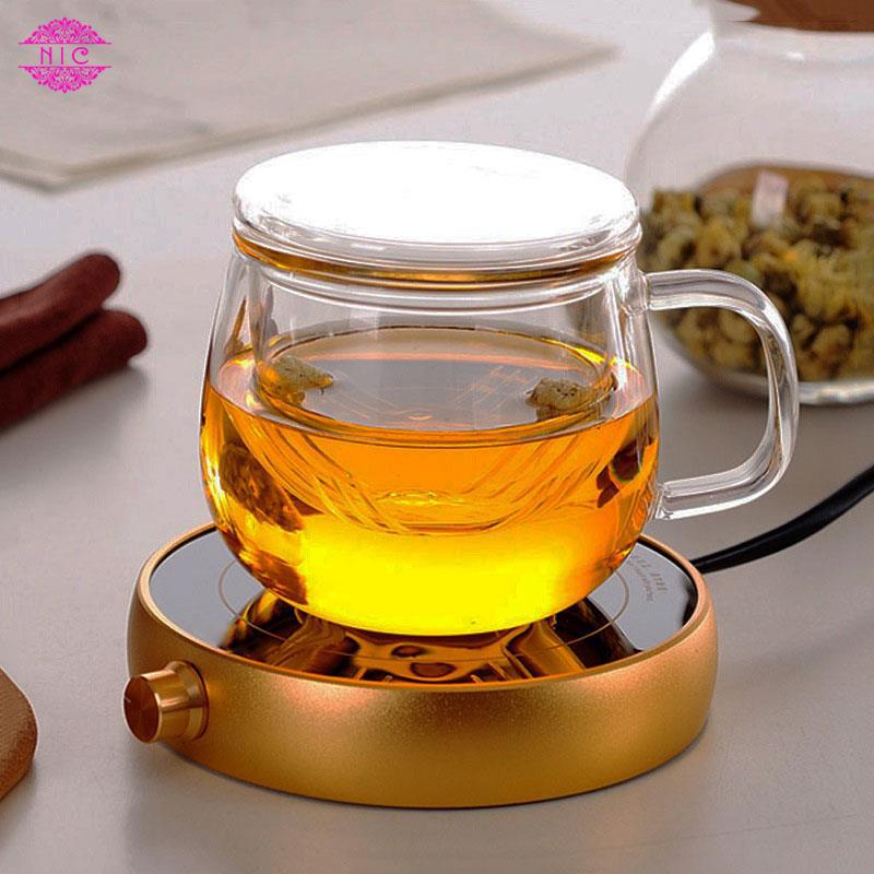 Ấm trà thủy tinh chịu nhiệt 350ml kèm phụ kiện