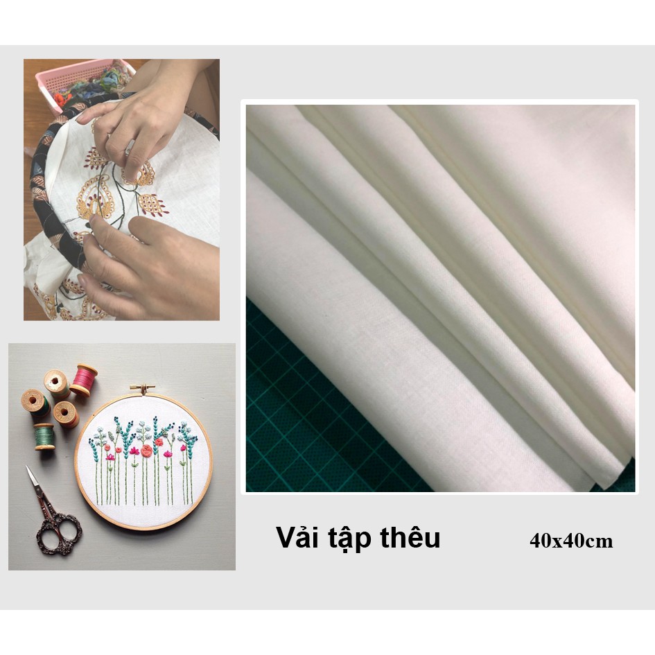 CHỈ THÊU COTTON - Thêu hiện đại