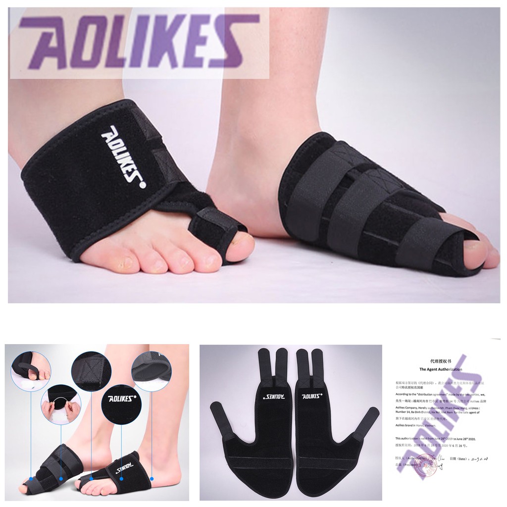 Bán buôn - AOLIKES AL 1051  Đai cuốn bàn chân, cố định, bảo vệ ngón chân cái, hàng chính hãng