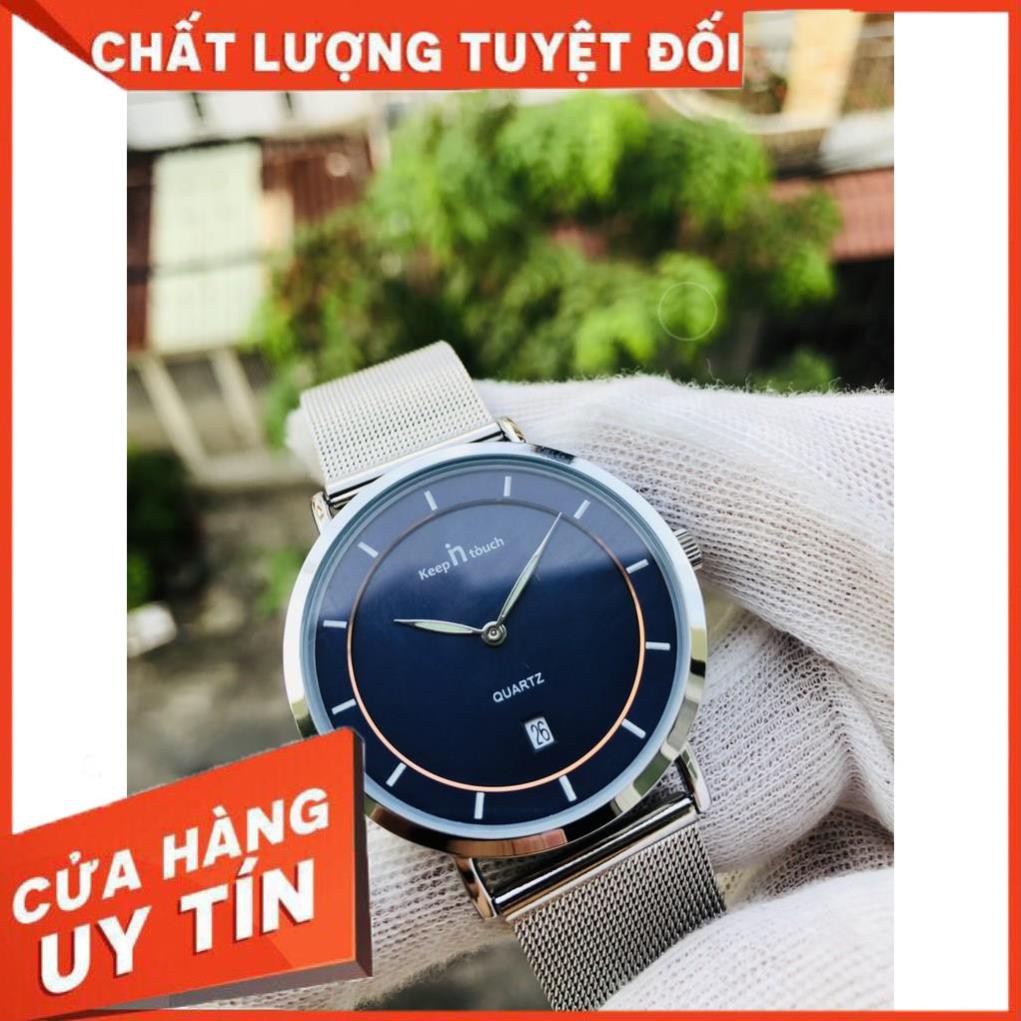 ĐỒNG HỒ NAM KEEP IN TOUCH CHÍNH HÃNG NAM DÂY LƯỚI CAO CẤP (TẶNG KỀM HỘP VÀ PIN , PHỤ KIỆN THÂU DÂY)