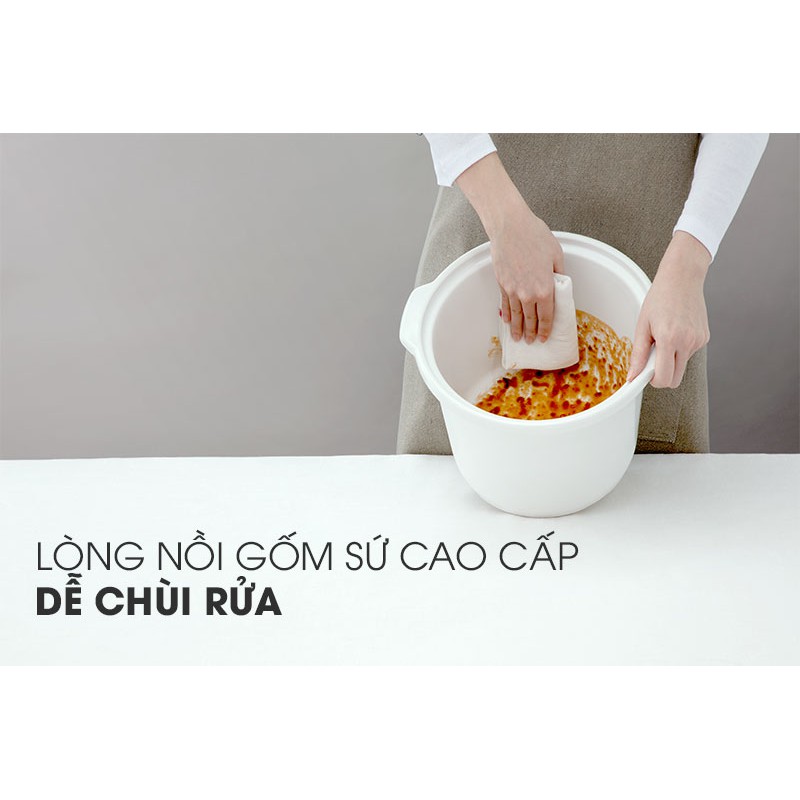 NF-N15SRA [GIAN HÀNG UY TÍN] [HÀNG CHÍNH HÃNG] Nồi nấu chậm Panasonic 1.5 lít NF-N15SRA