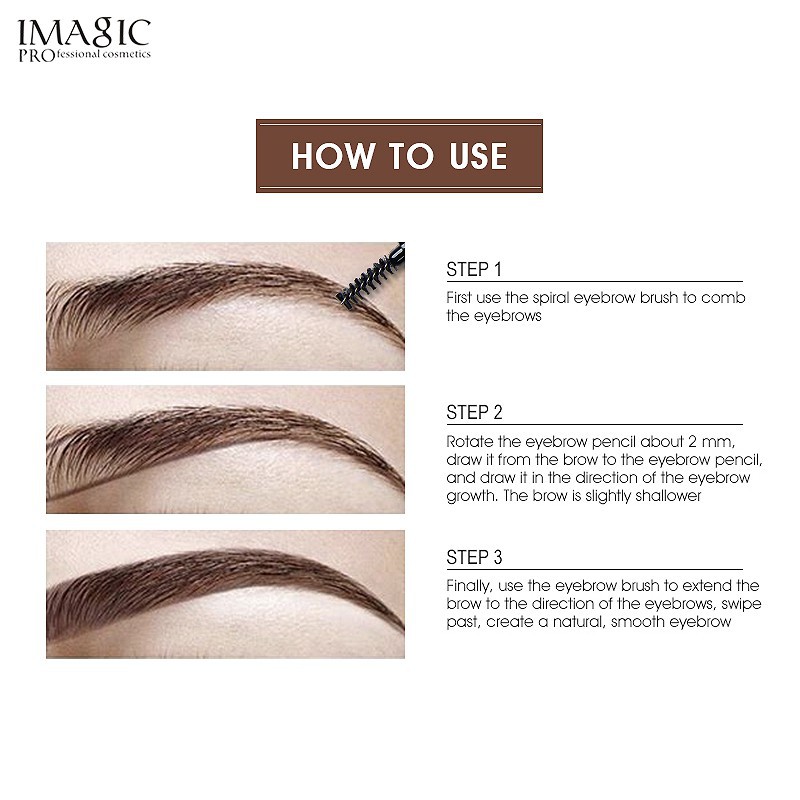 Chì kẻ lông mày IMAGIC với 5 màu tùy chọn thời trang 0.15g | BigBuy360 - bigbuy360.vn