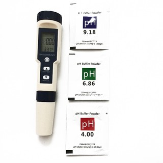 Máy đo ph nước ngoài ra dụng cụ có thể đo độ mặn, đọ sạch TDS, độ dưỡng chất EC và nhiệt độ của nước