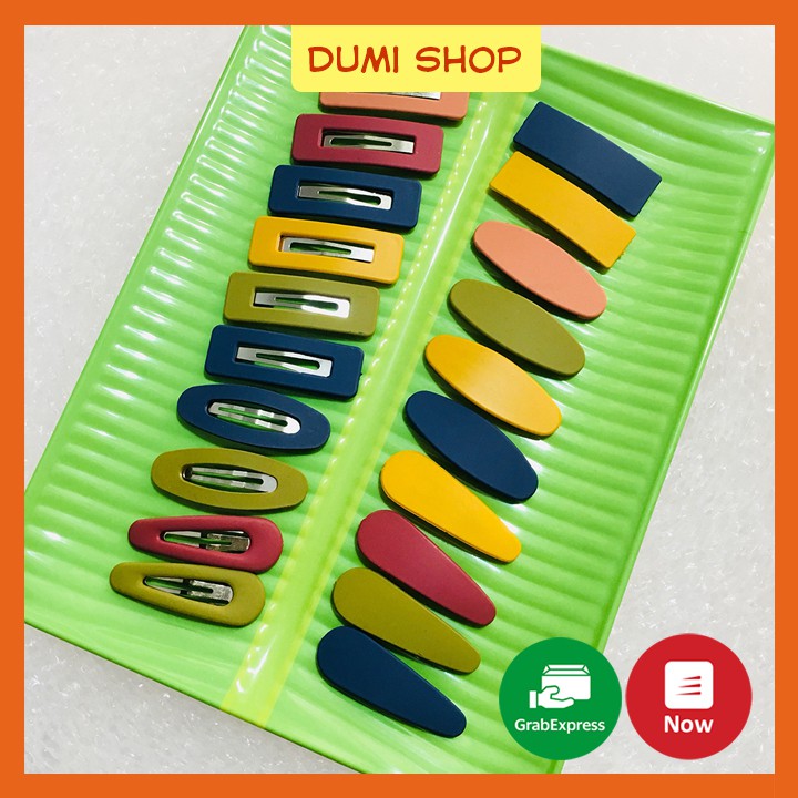 Túi Zip 20 Kẹp Mái Nhiều Màu Sắc Đơn Giản Cho Bé Yêu - Dumi Shop