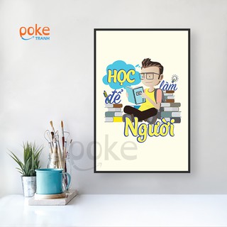 Tranh canvas- học để làm người