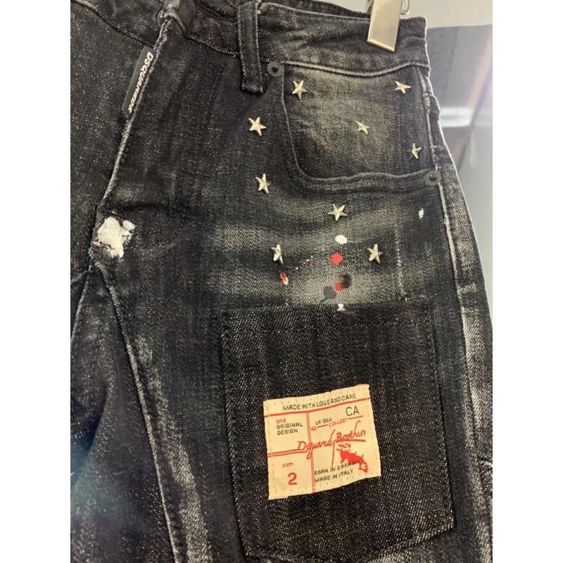 [Được xem hàng] Quần bò nam ống côn vá trước (2 màu) | BigBuy360 - bigbuy360.vn