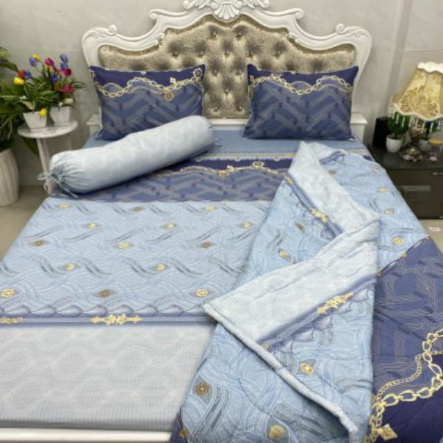 BỘ DRAP COTTON HÀN QUỐC 4 MÓN