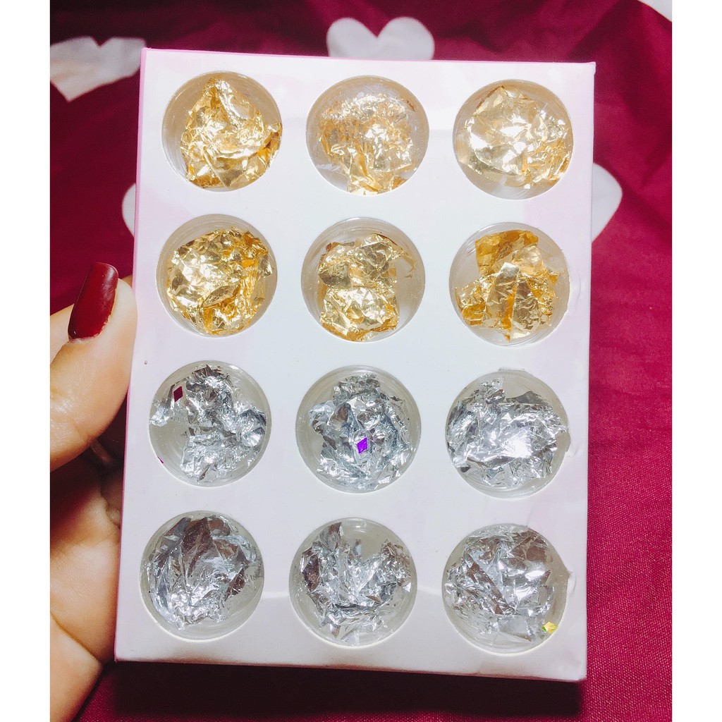 Set giấy nhún màu vàng (12 ô)
