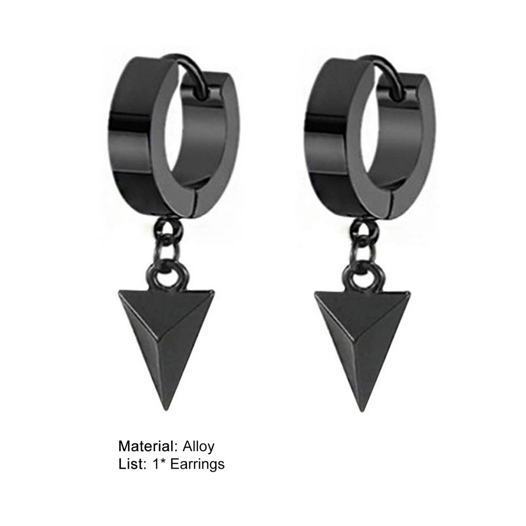 Khuyên Tai Nam Dáng Dài Siêu Nhẹ Phong Cách Gothic Thời Trang Cao Cấp