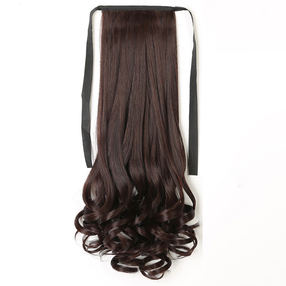 Tóc Giả Đuôi Ngựa Xoăn Dài Đính Hoa Lê Thời Trang Cho Nữ