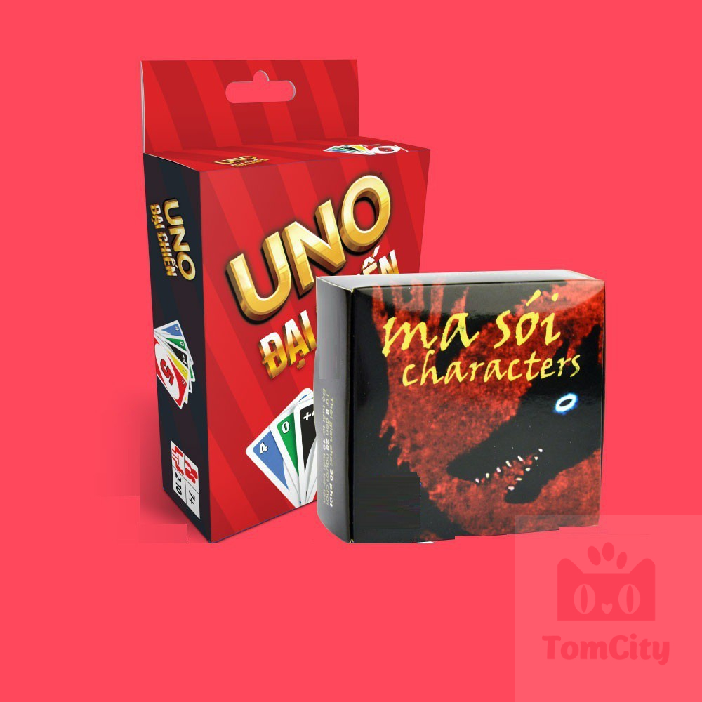 Set bài Uno Việt Nam + Ma sói Character Việt Hóa