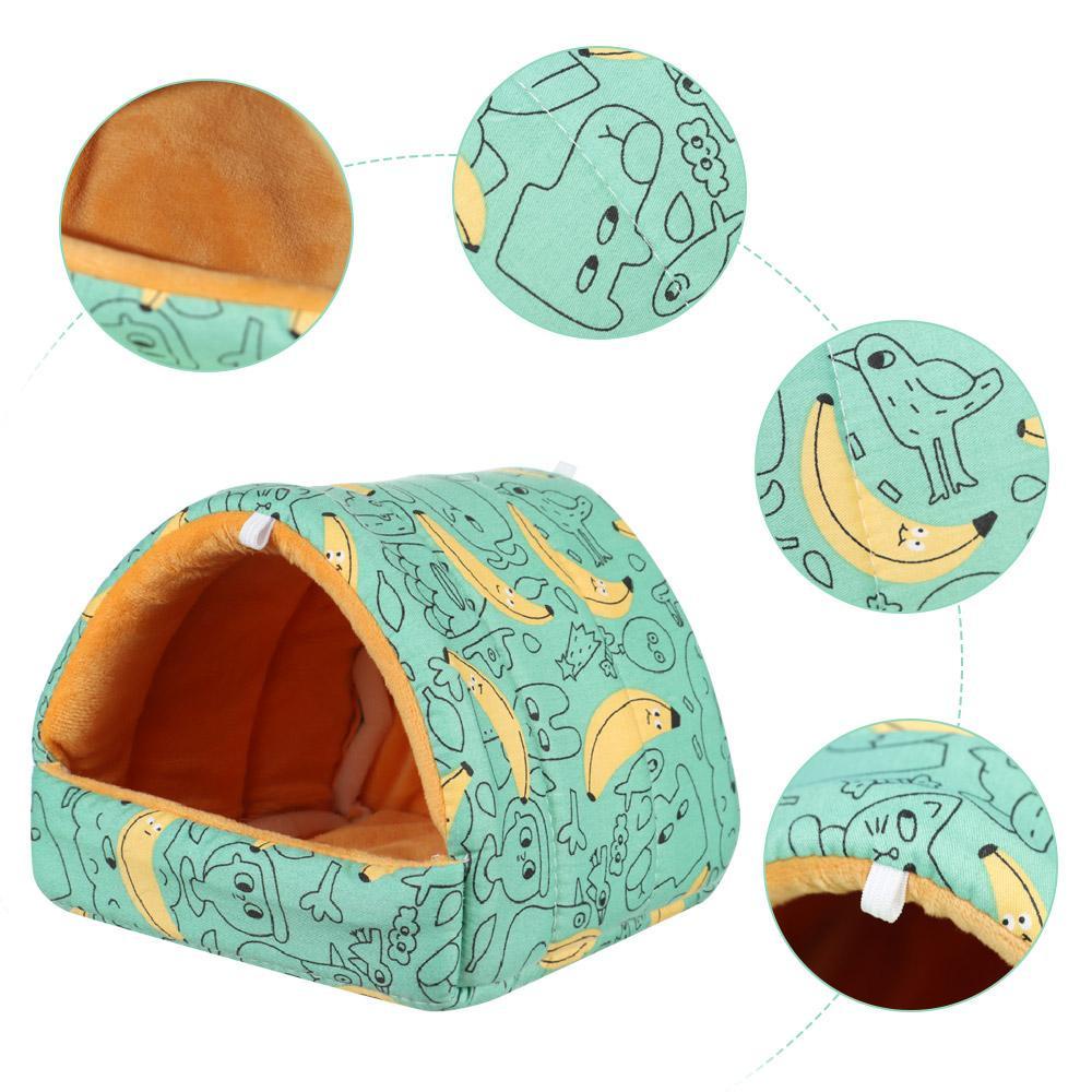 SUENIN Nhà Thời Trang Mùa Đông Cho Chuột Hamster Thỏ Sóc Chuột Thoải Mái