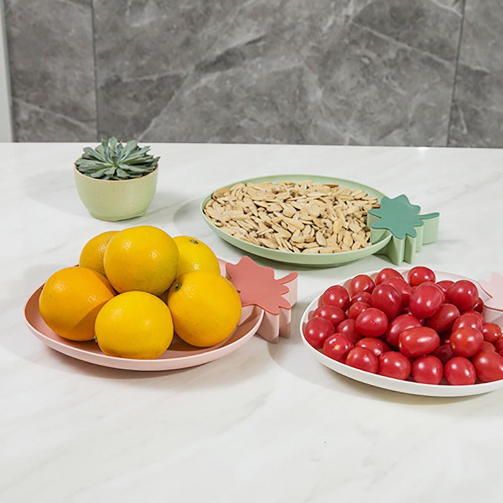 Dĩa Đựng Trái Cây / Thức Ăn Vặt Bằng Nhựa Kích Thước Lớn
