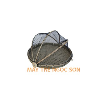 Mẹt lồng bàn tre tròn, tre cật tự nhiên