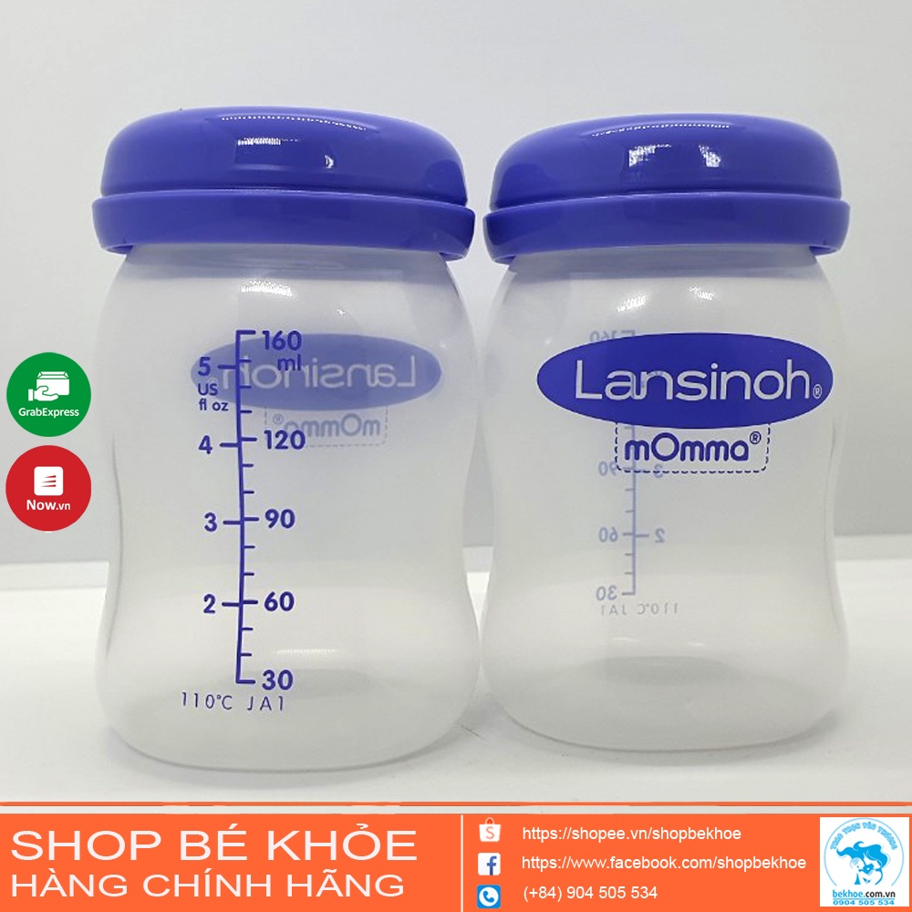 Bình trữ sữa Lansinoh cho bé - Lansinoh Momma Bottle 160ml